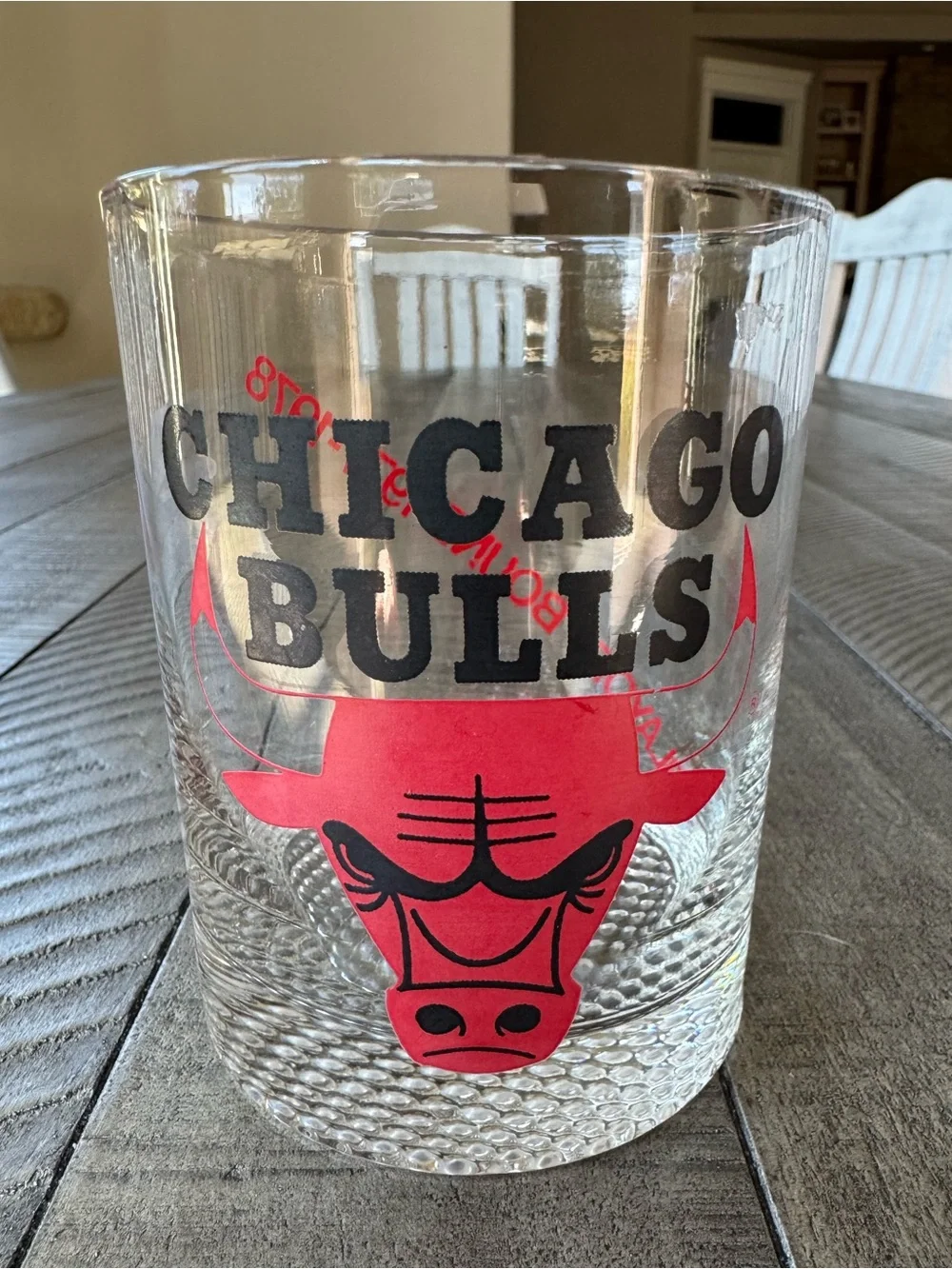 Vintage Chicago Bulls NBA Glass